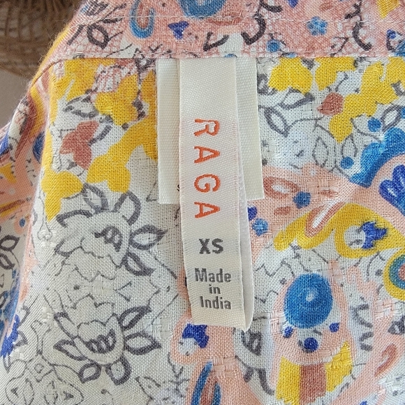 Anthropologie Raga Calafia Boho LS Button-up Blouse - Picture 5 of 6